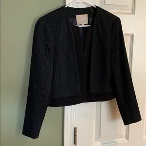 Black cropped size 4 Rebecca Taylor blazer🖤